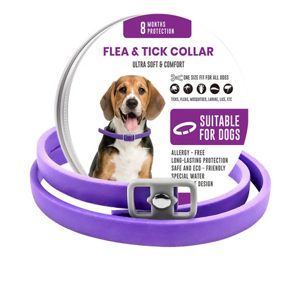 MAYA™ - 8 Months All Natural Flea and Tick Collar for Dogs